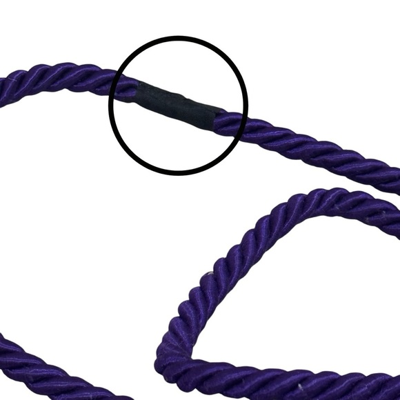 Saks Fifth Avenue Royal Purple Satin Mini Purse with Rhinestone Detailing - Picture 9 of 11